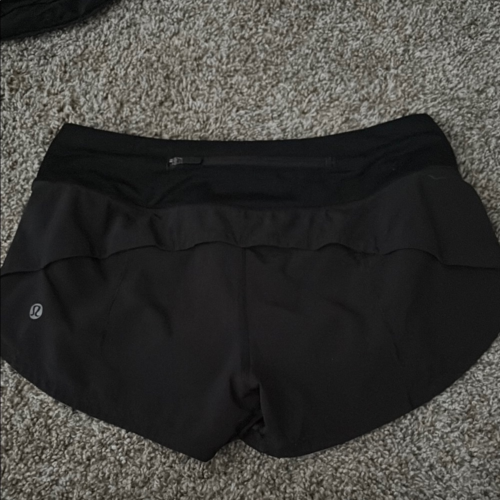 Lululemon Black Running Shorts